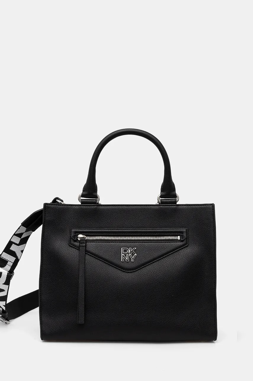 

Кожена чанта Dkny в черно R43AKF69, Черен
