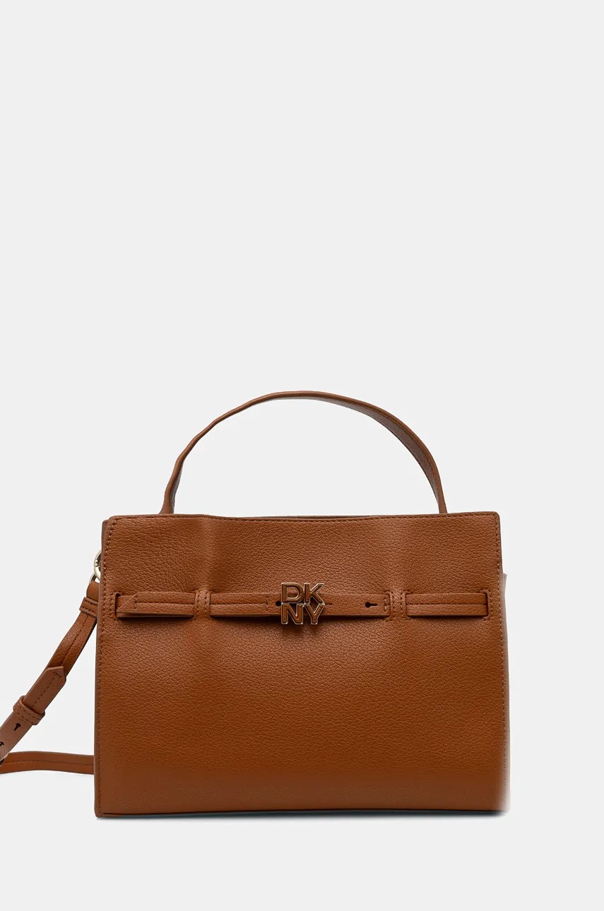 

Кожена чанта Dkny в кафяво R43NKF75, Кафяв