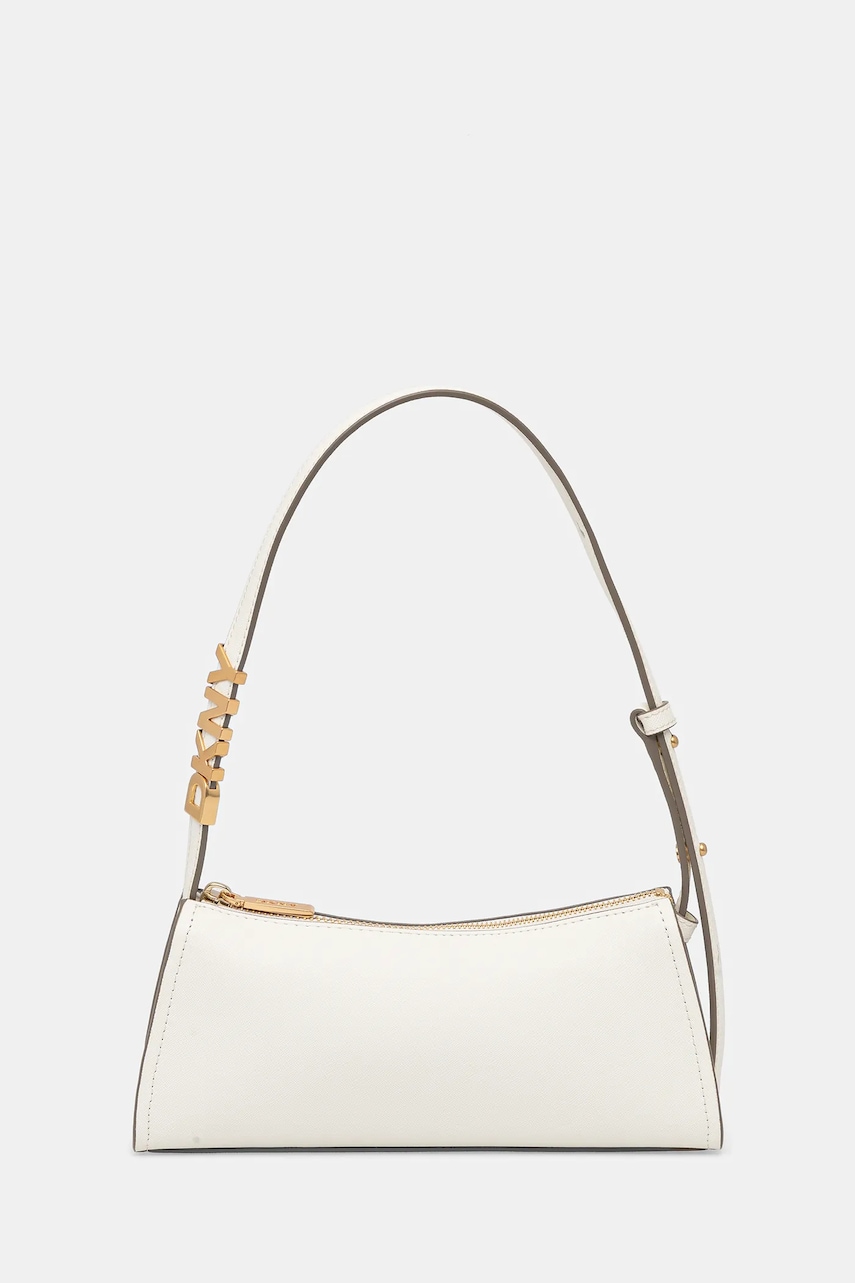 Dkny poseta de piele culoarea bej, R433YG57