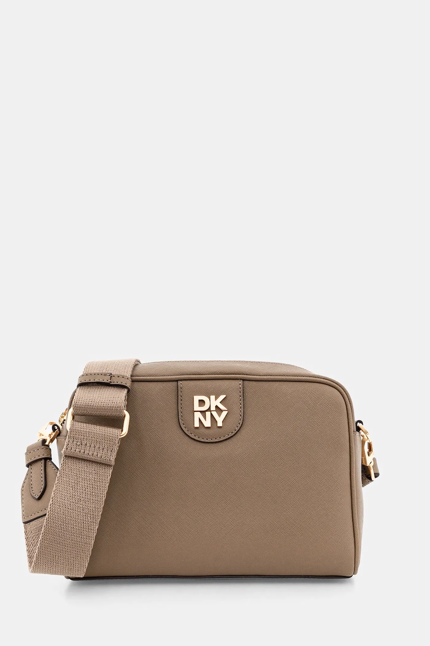 Dkny poseta de piele culoarea verde, R43EKV85