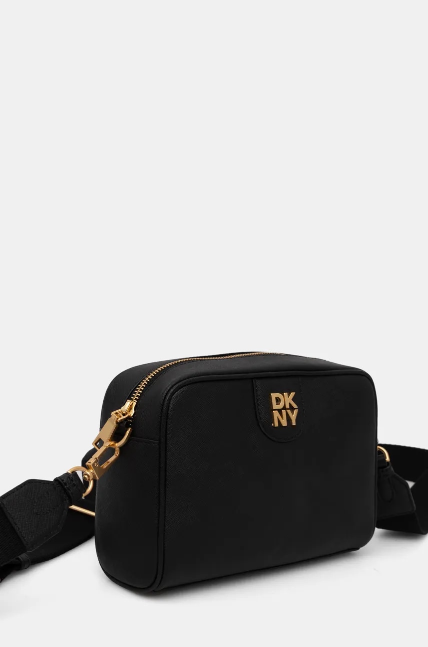 Кожаная сумочка Dkny цвет чёрный R43EKV85 Кожаная сумочка Dkny цвет чёрный R43EKV85