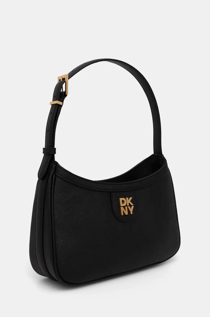 Кожаная сумочка Dkny цвет чёрный R43HKV84 Кожаная сумочка Dkny цвет чёрный R43HKV84