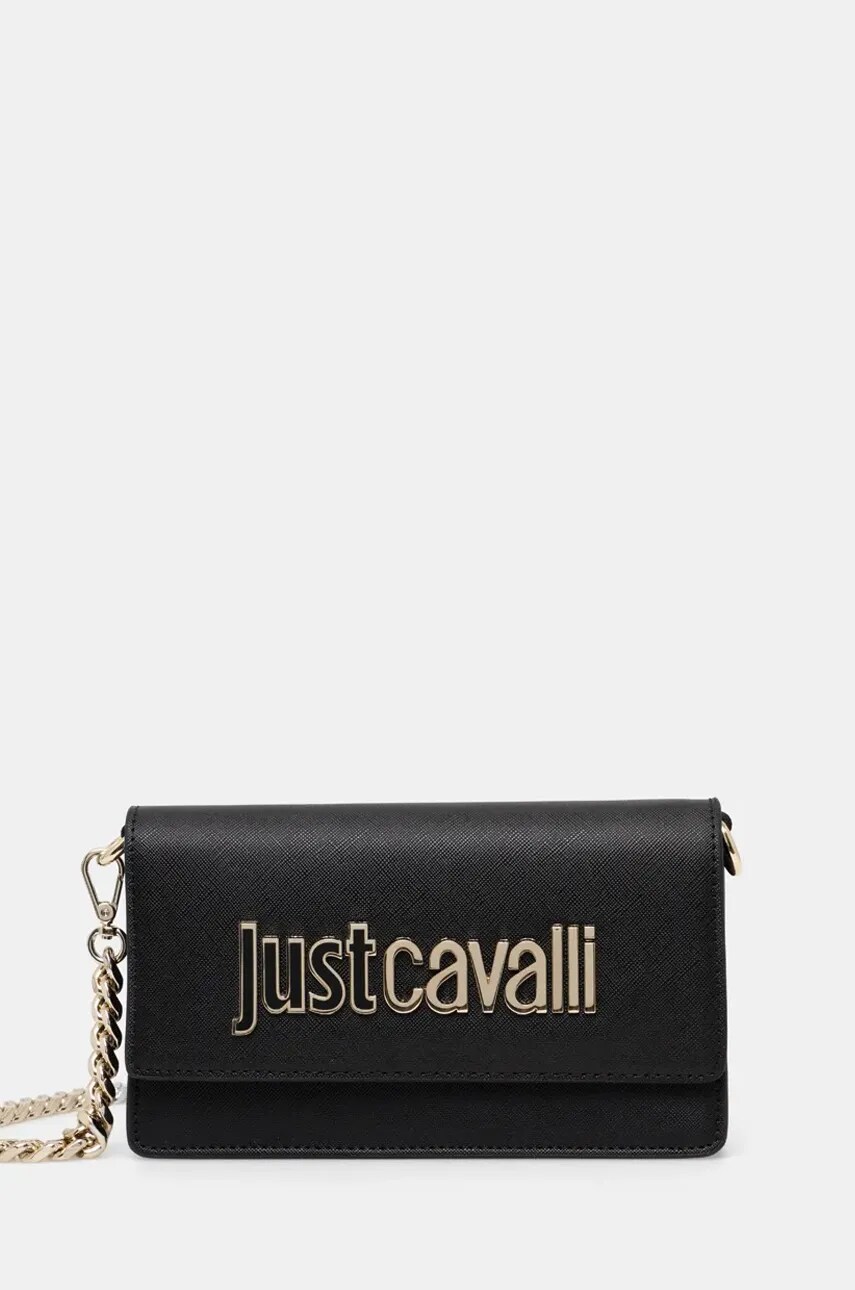 Just Cavalli poseta culoarea negru, 77RA5PB2 ZS766