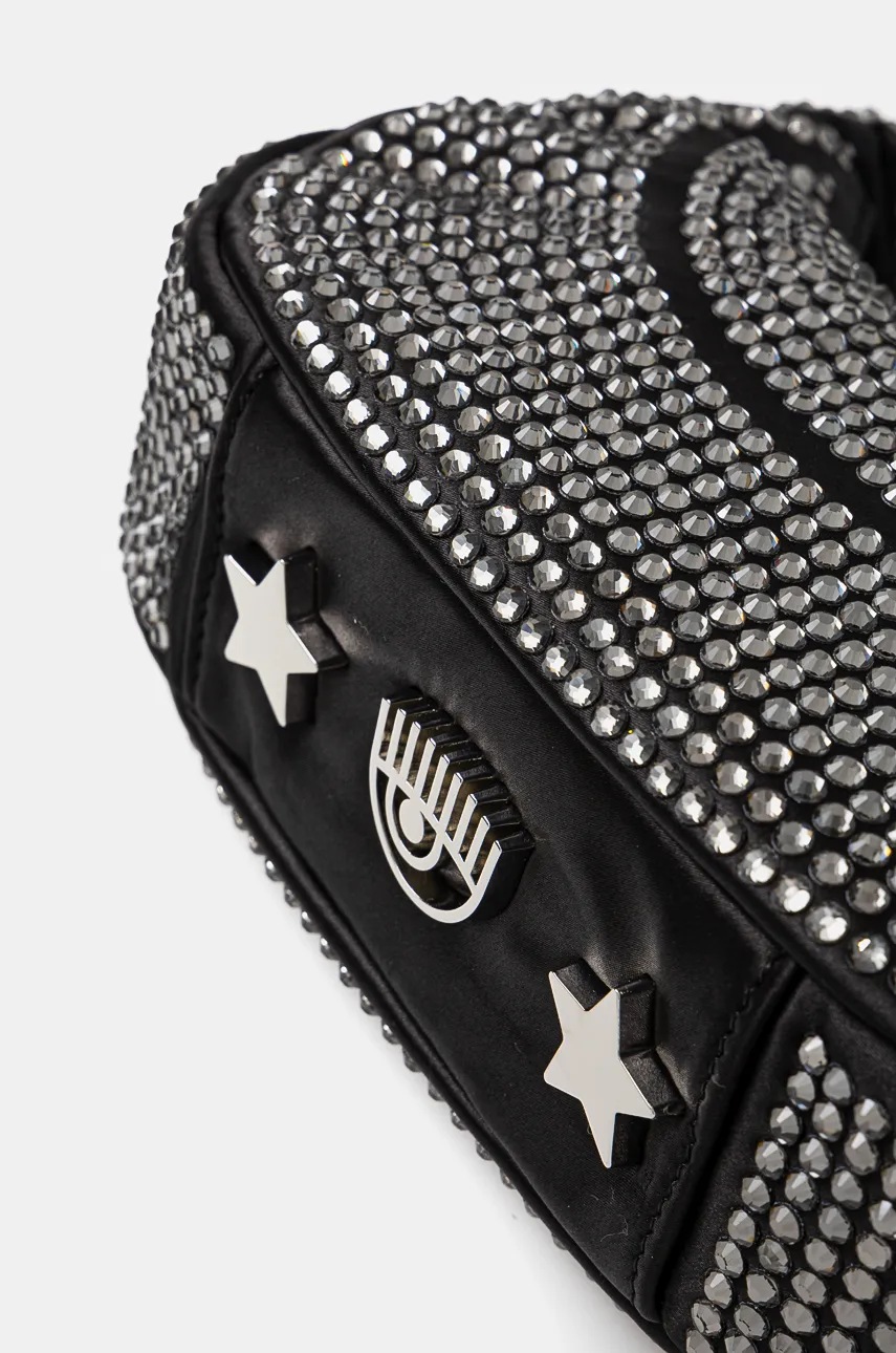 Τσάντα Chiara Ferragni χρώμα: μαύρο, 77SB4BGA φωτογραφία