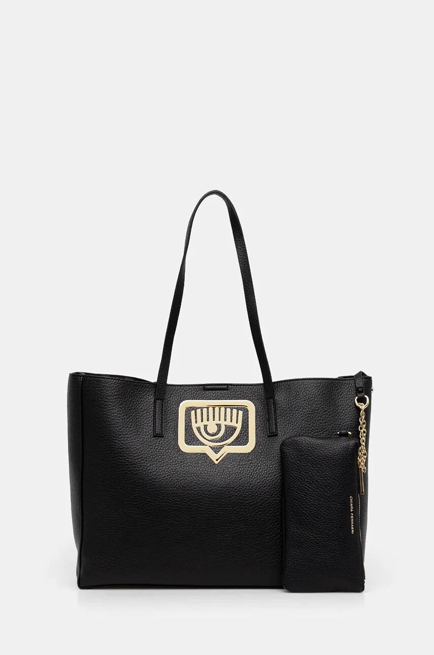 

Чанта Chiara Ferragni в черно 77SB4BB3, Черен