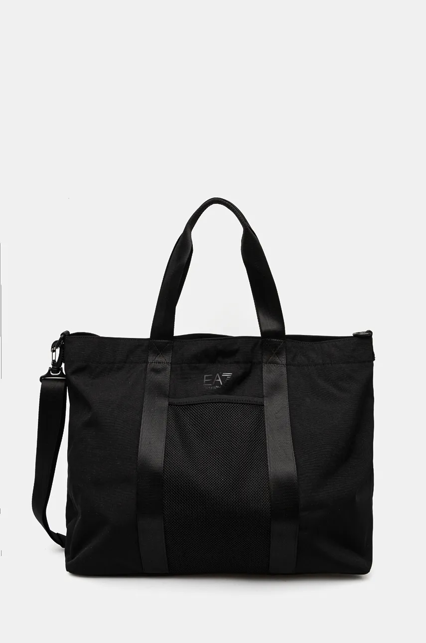 EA7 Emporio Armani geanta sport culoarea negru, AF10266.7W000016