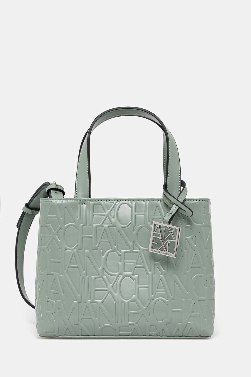 Armani Exchange geantă culoarea bej, 942647 CC793