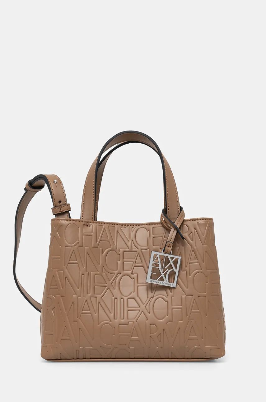 Armani Exchange poseta culoarea maro, 942647 CC793