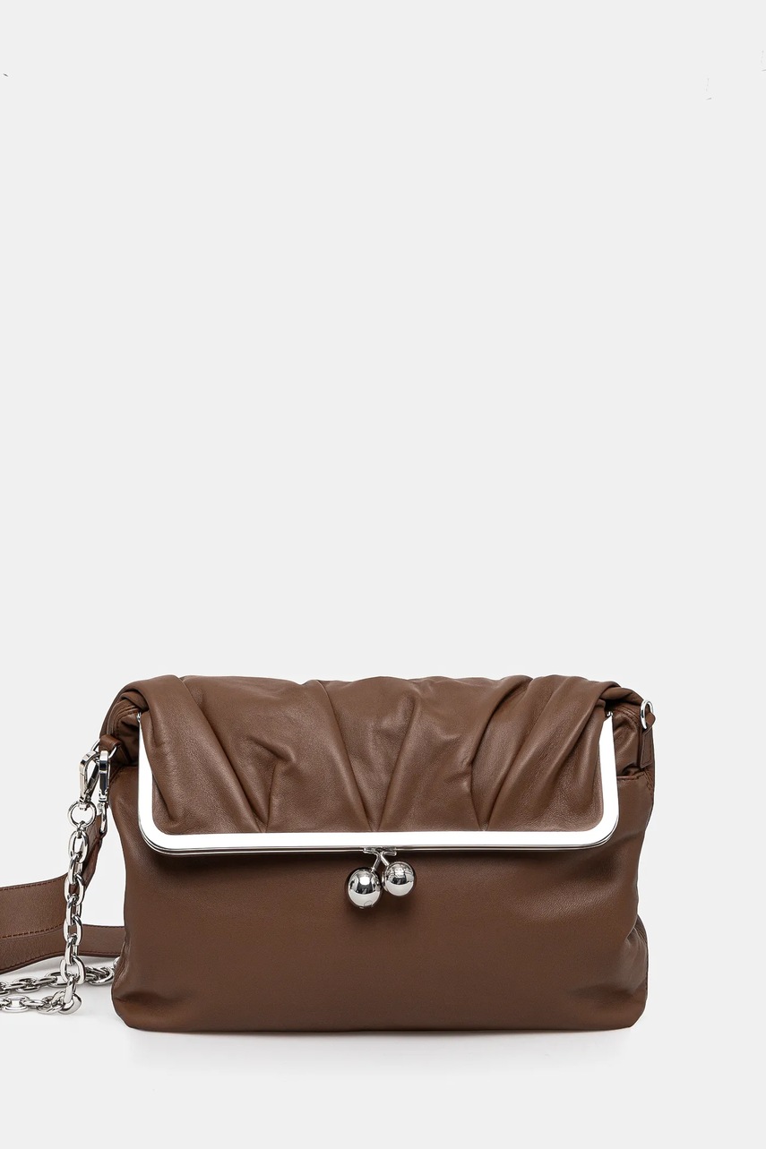 

Кожена чанта Weekend Max Mara в кафяво 2425516015600, Кафяв