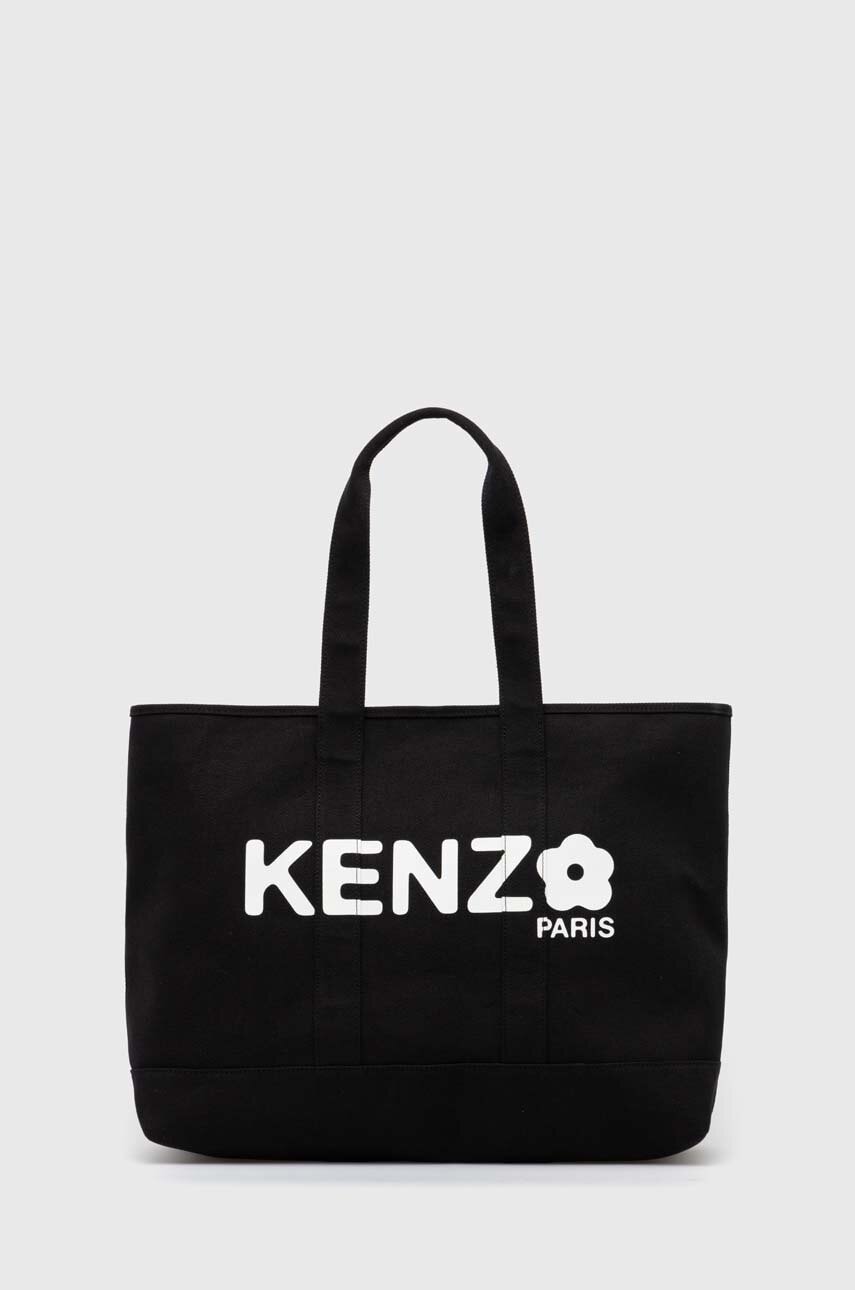 Kenzo poseta Utility Large Tote Bag culoarea negru, FE68SA911F36.99
