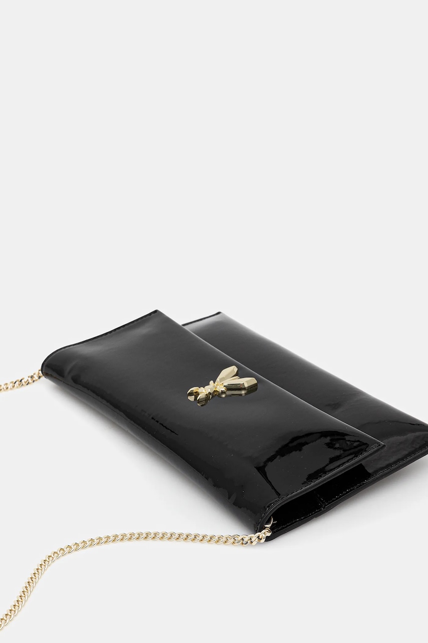 Кожаная сумка Patrizia Pepe цвет синий 2B5460 L125 Кожаная сумка Patrizia Pepe цвет синий 2B5460 L125