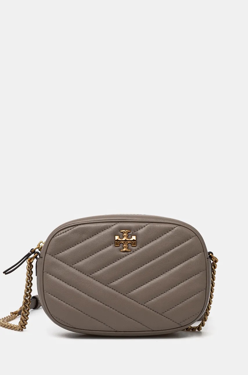 

Кожена чанта Tory Burch Kira Chevron в бежово 152353, Бежов
