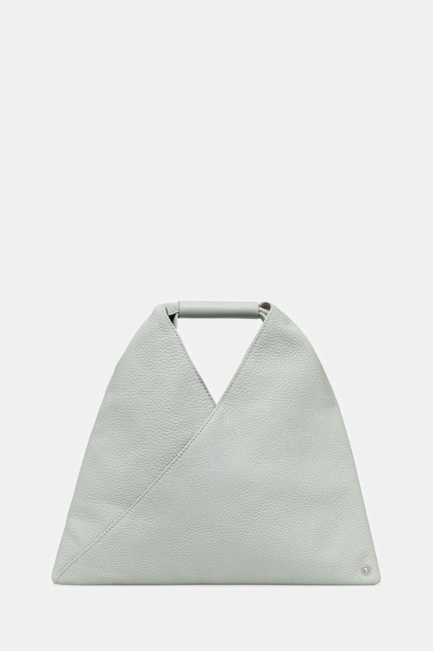 MM6 Maison Margiela poșetă de piele culoarea gri, SB6WD0013