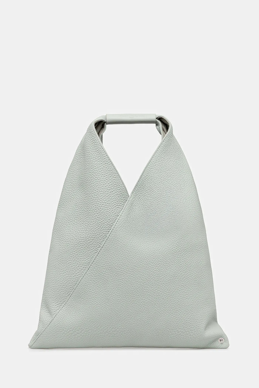 MM6 Maison Margiela poșetă de piele culoarea gri, S54WD0043