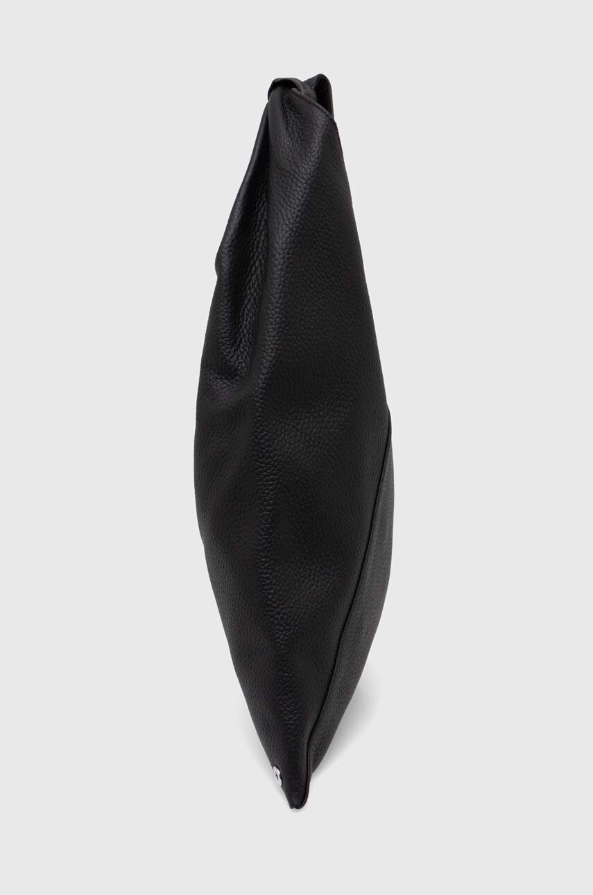 Δερμάτινη τσάντα MM6 Maison Margiela χρώμα: μαύρο, S54WD0043 φωτογραφία