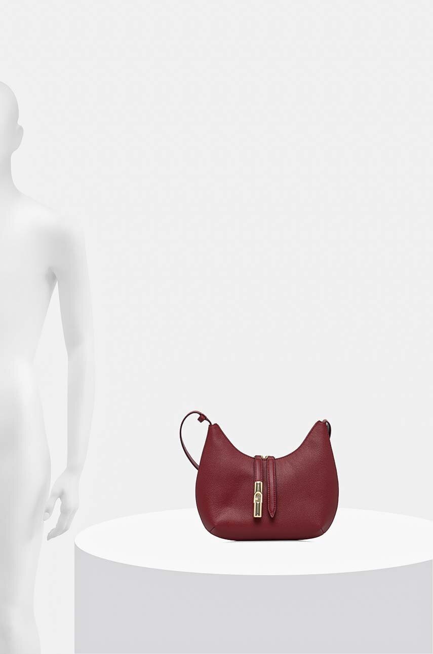 Furla Kožená kabelka Furla (obrázok 6)