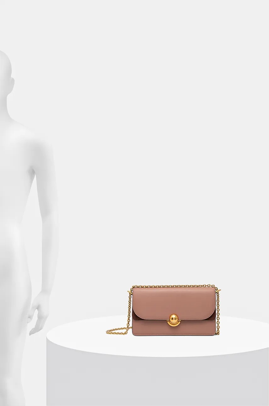 Шкіряна сумочка Furla колір помаранчевий WB01515.BX0428.3378S 