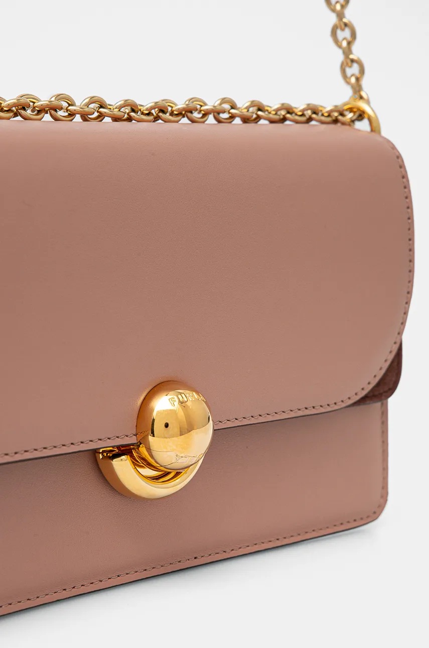 Шкіряна сумочка Furla колір помаранчевий WB01515.BX0428.3378S 
