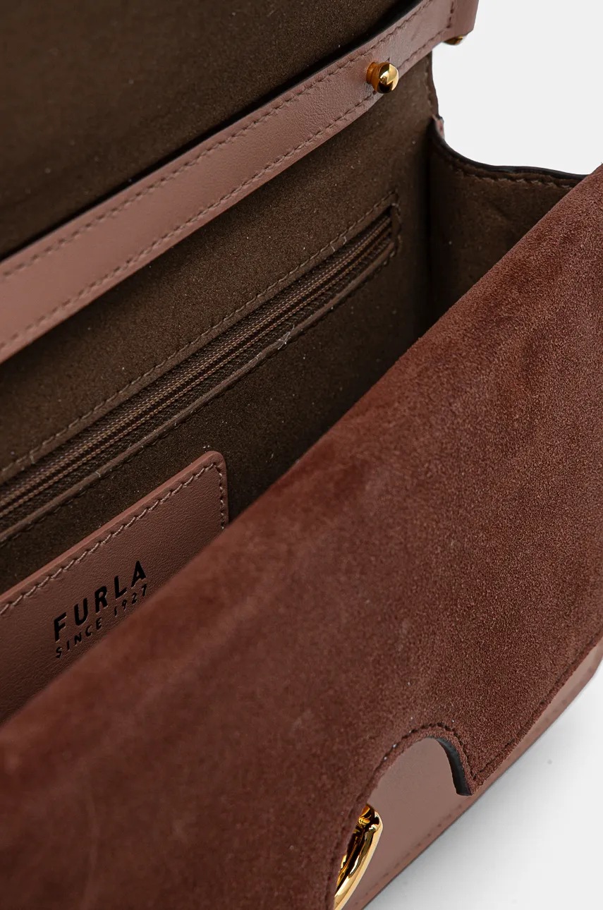 Шкіряна сумочка Furla колір помаранчевий WB01515.BX0428.3378S 