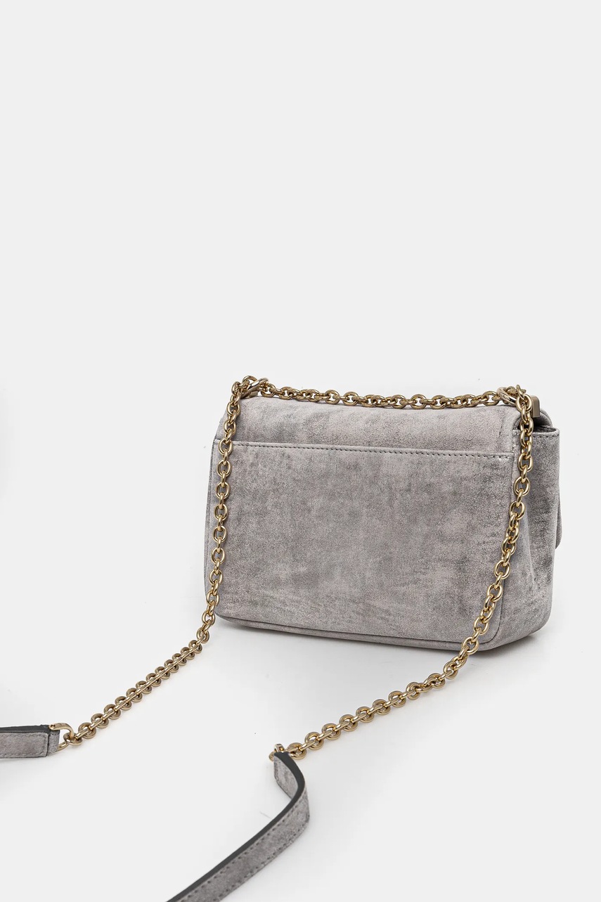 Замшева сумочка Furla колір сірий BAFKACO.BX3355.Y3000 