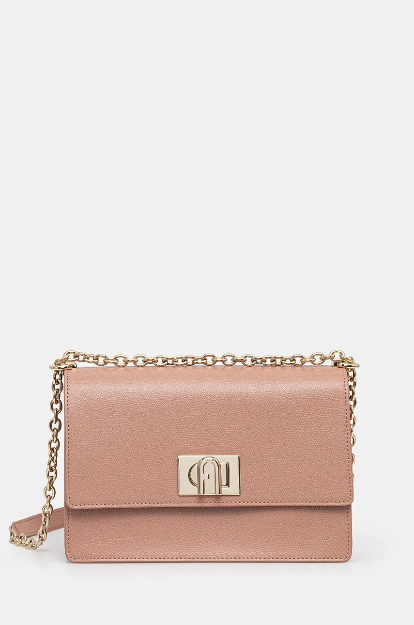 

Кожена чанта Furla в розово BAFIACO.ARE000.3378S, Розов