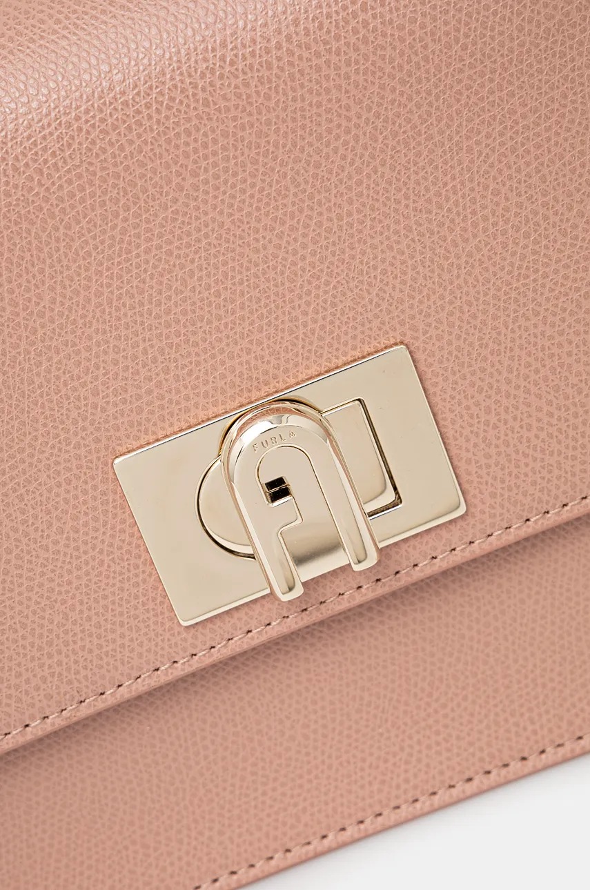 Шкіряна сумочка Furla колір рожевий BAFIACO.ARE000.3378S 