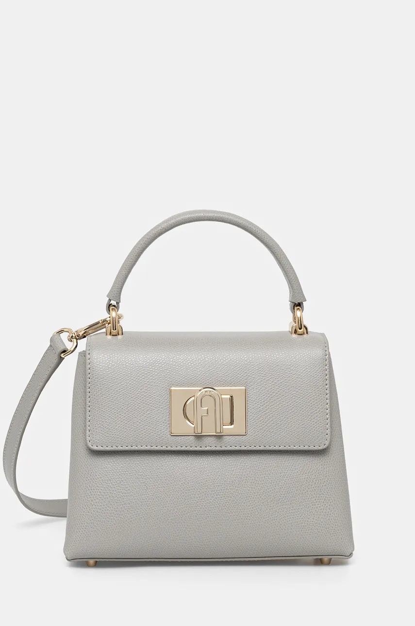 

Кожена чанта Furla в сиво WB00109.ARE000.3291S, Сив