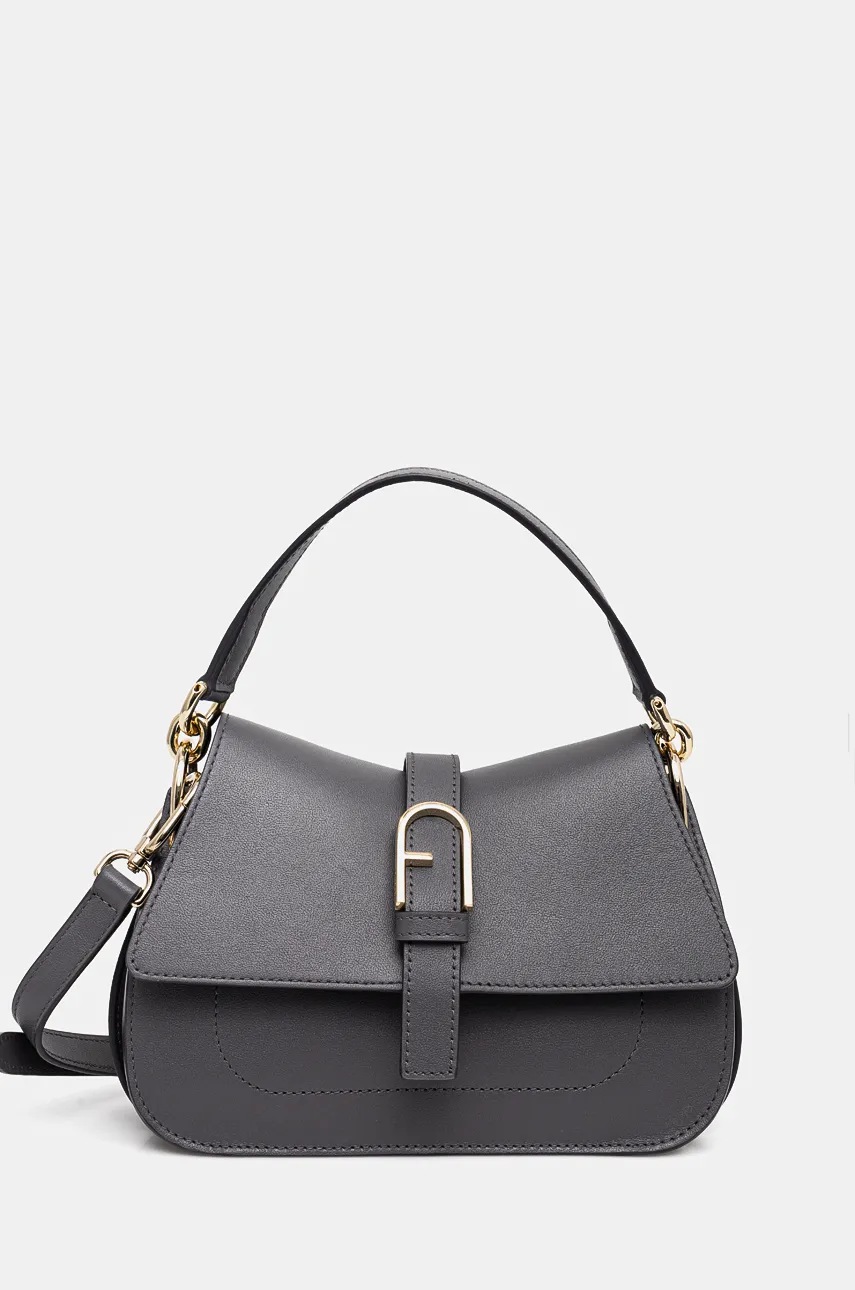 

Кожена чанта Furla в сиво WB01032.BX2045.2269S, Сив