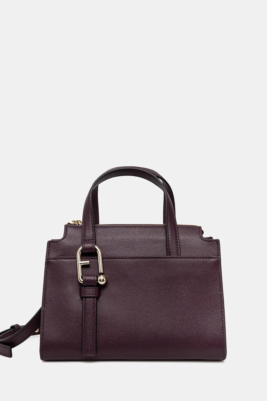 

Кожена чанта Furla в кафяво WB01337.BX2045.2516S, Кафяв