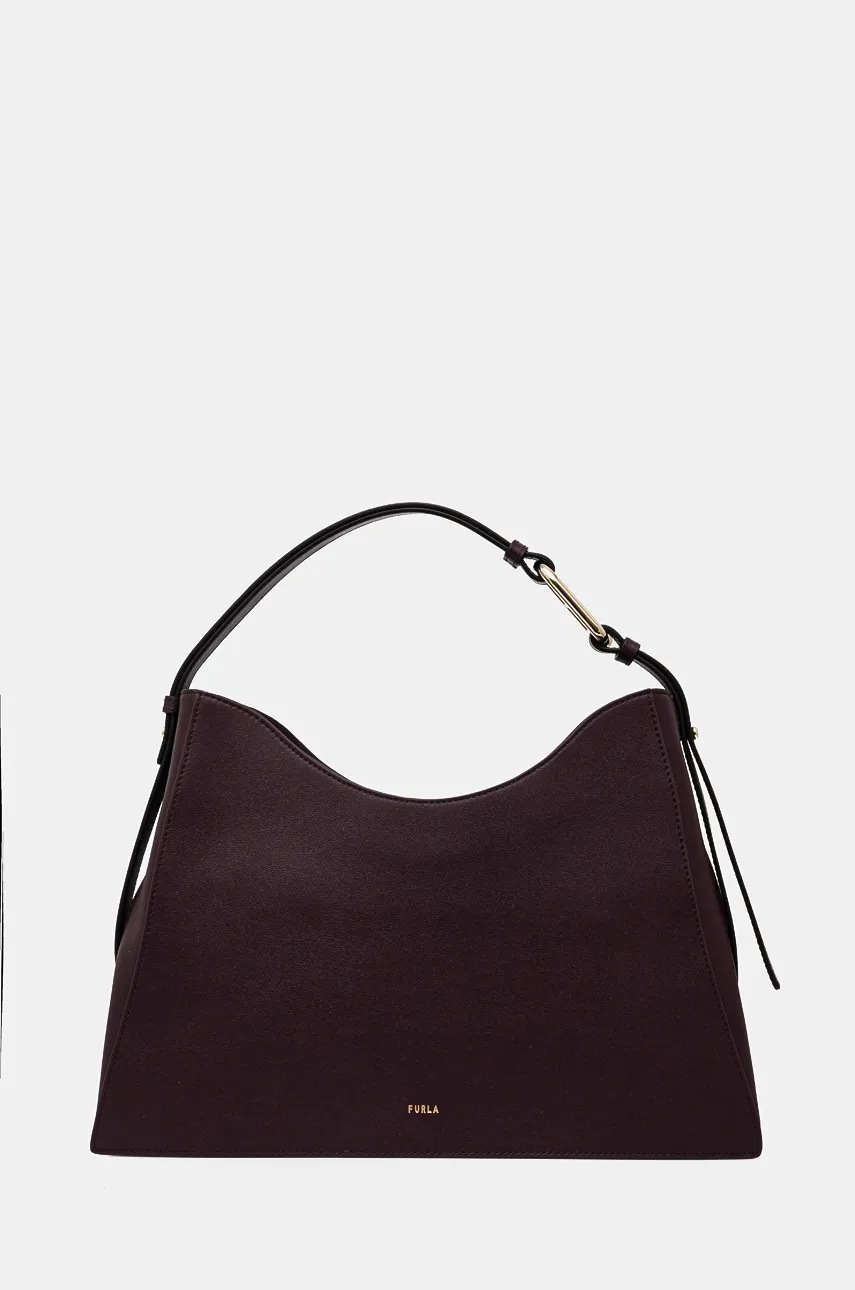 

Кожена чанта Furla в кафяво WB01246.BX2045.2516S, Кафяв