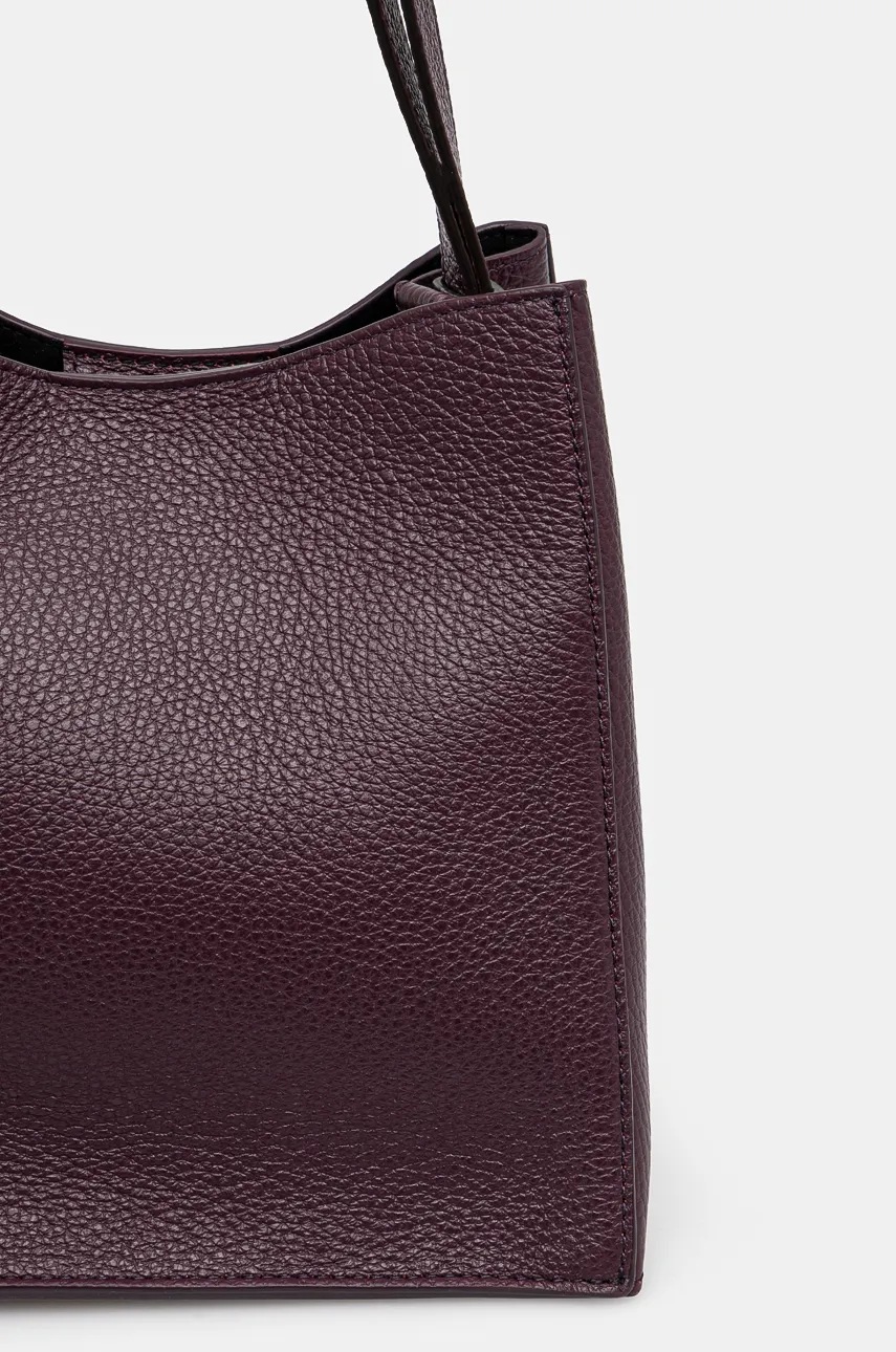 Шкіряна сумочка Furla колір фіолетовий WB01373.HSF000.2516S 