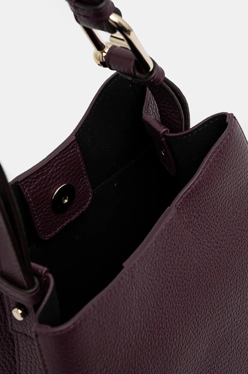 Шкіряна сумочка Furla колір фіолетовий WB01373.HSF000.2516S 