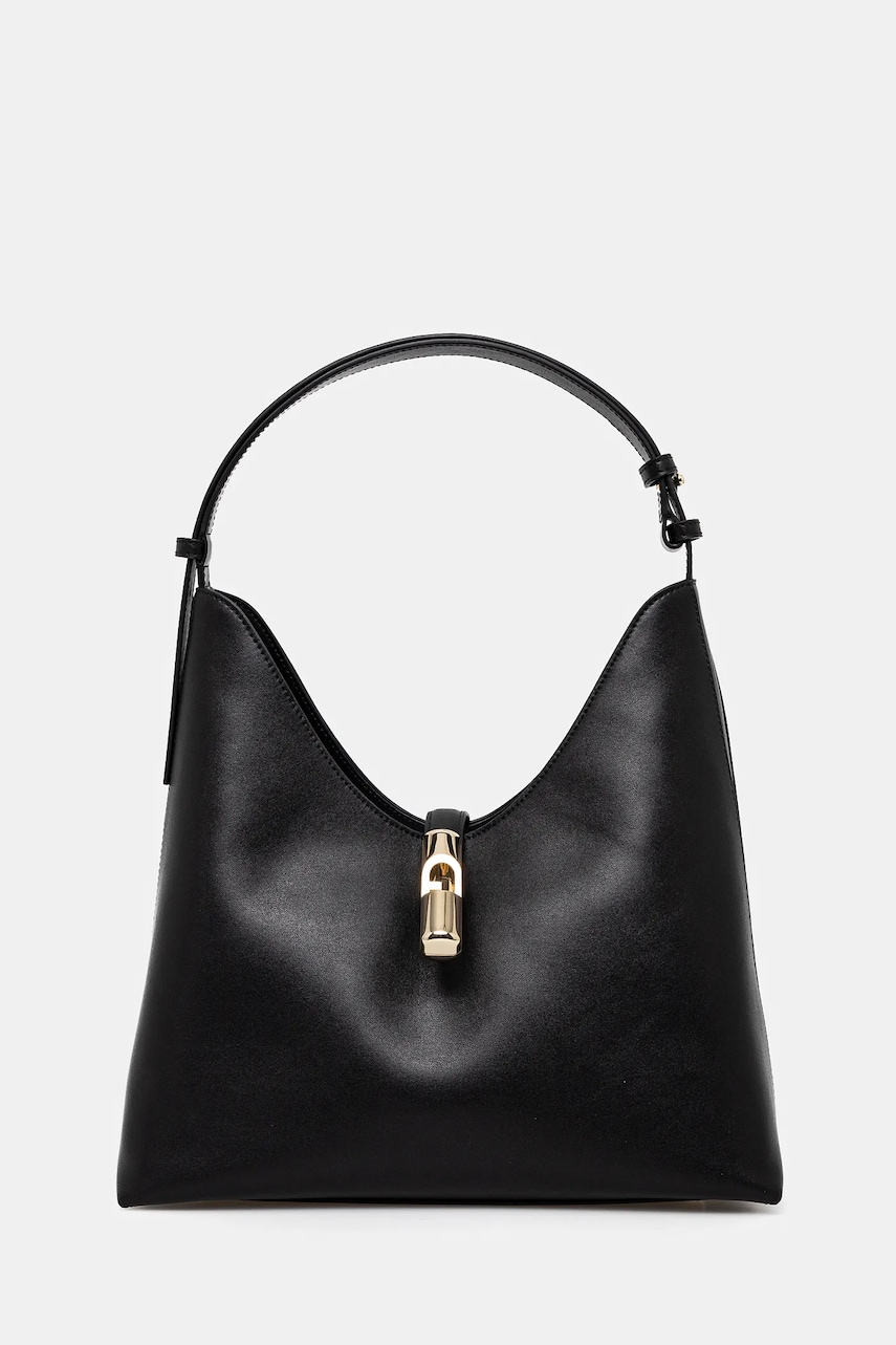 Furla poseta de piele culoarea negru, WB01499.BX3104.O6000