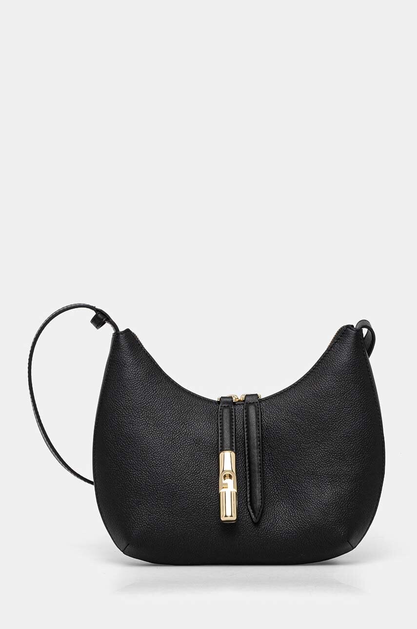 

Кожена чанта Furla в черно WB01500.BX3353.O6000, Черен