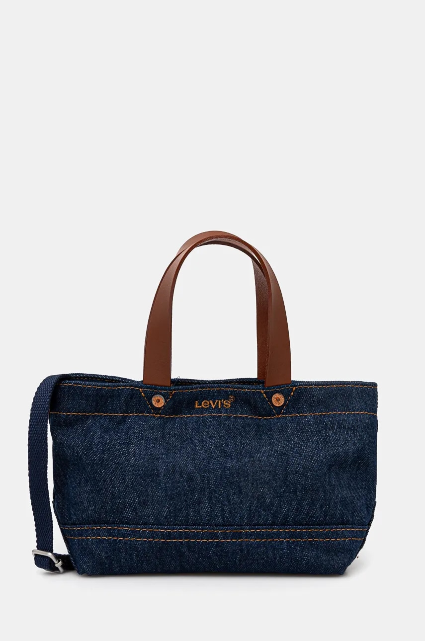 Levi's geantă de blugi culoarea albastru marin, 000IV-0001 Levi's geantă de blugi culoarea albastru marin, 000IV-0001