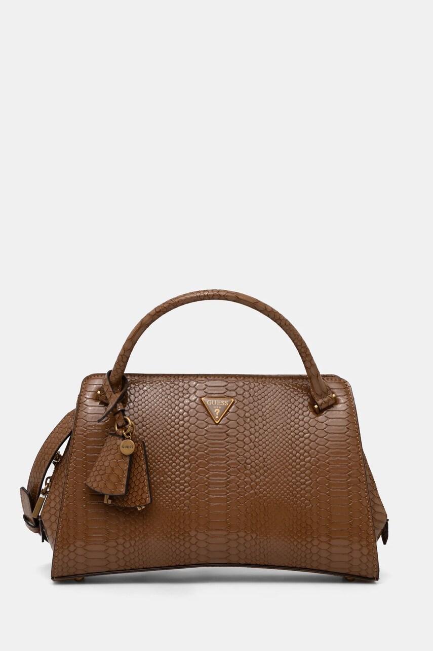 Levně Kabelka Guess ANNITA hnědá barva, HWKB94 99060