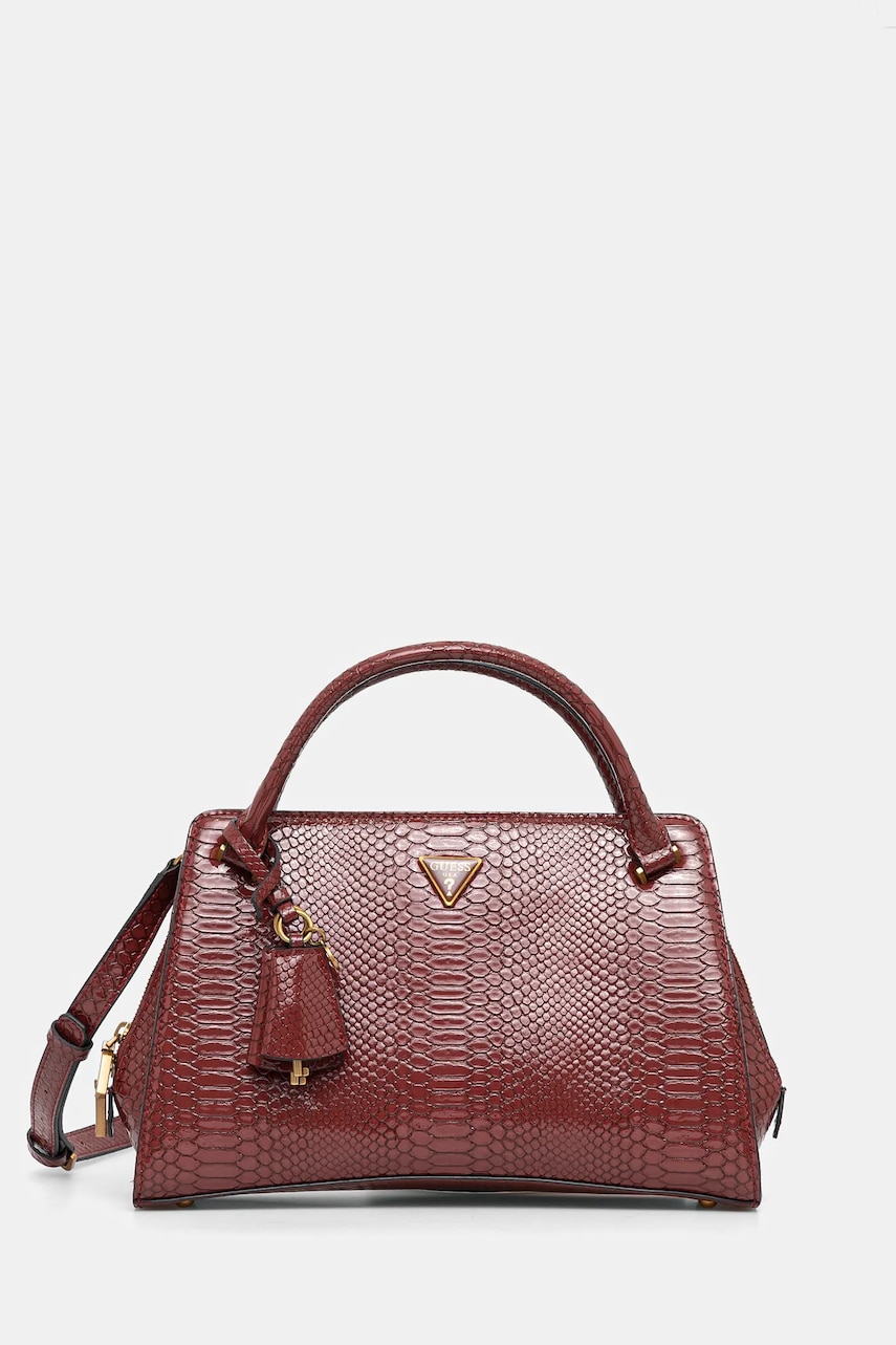 Levně Kabelka Guess ANNITA vínová barva, HWKB94 99060