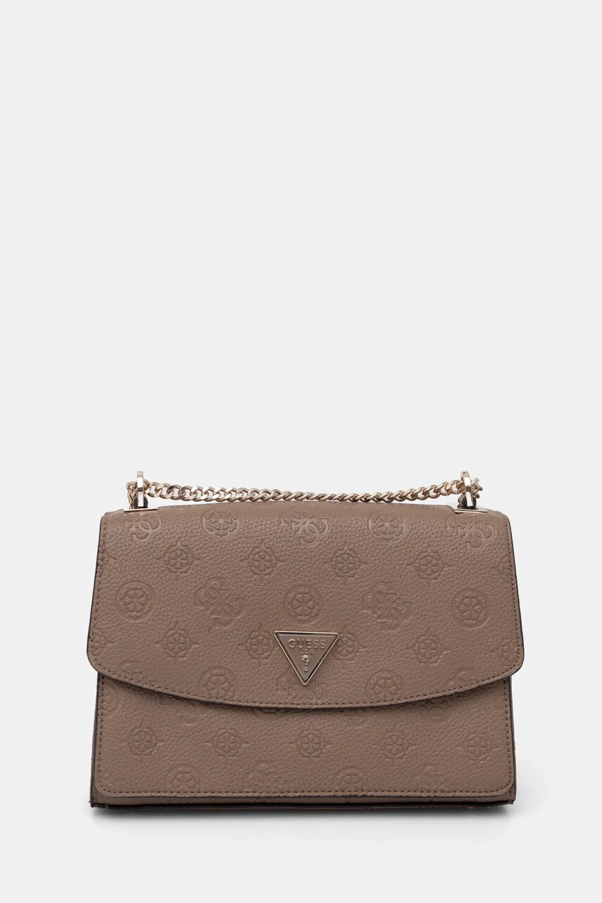 Levně Kabelka Guess CRESIDIA hnědá barva, HWPG93 49210