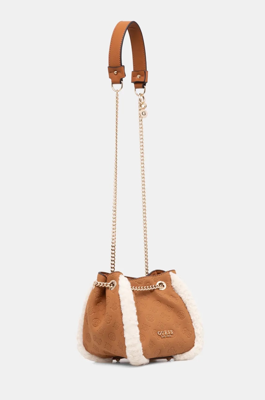 Сумочка Guess DAVIKA цвет коричневый HWPG94 97040 Сумочка Guess DAVIKA цвет коричневый HWPG94 97040