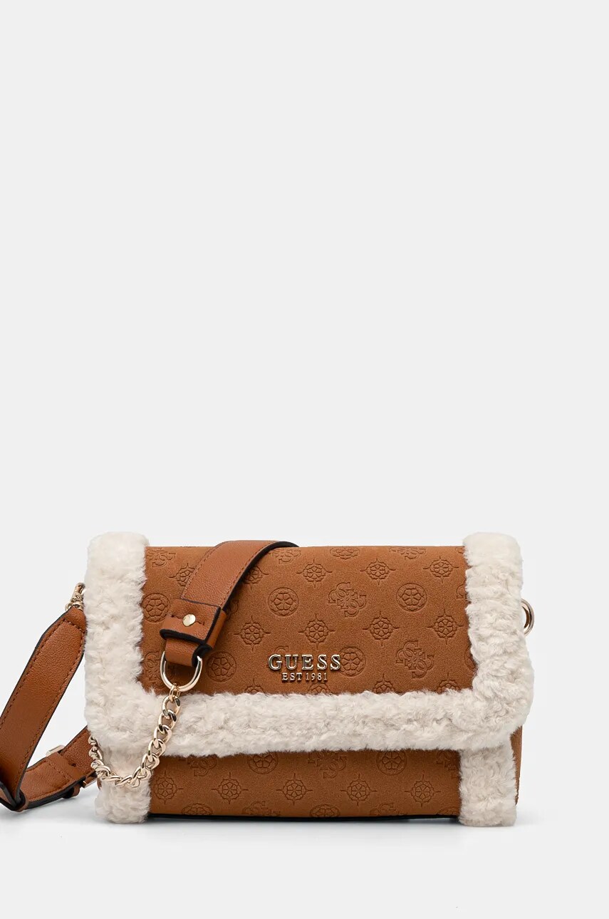 

Чанта Guess DAVIKA в кафяво HWPG94 97200, Кафяв