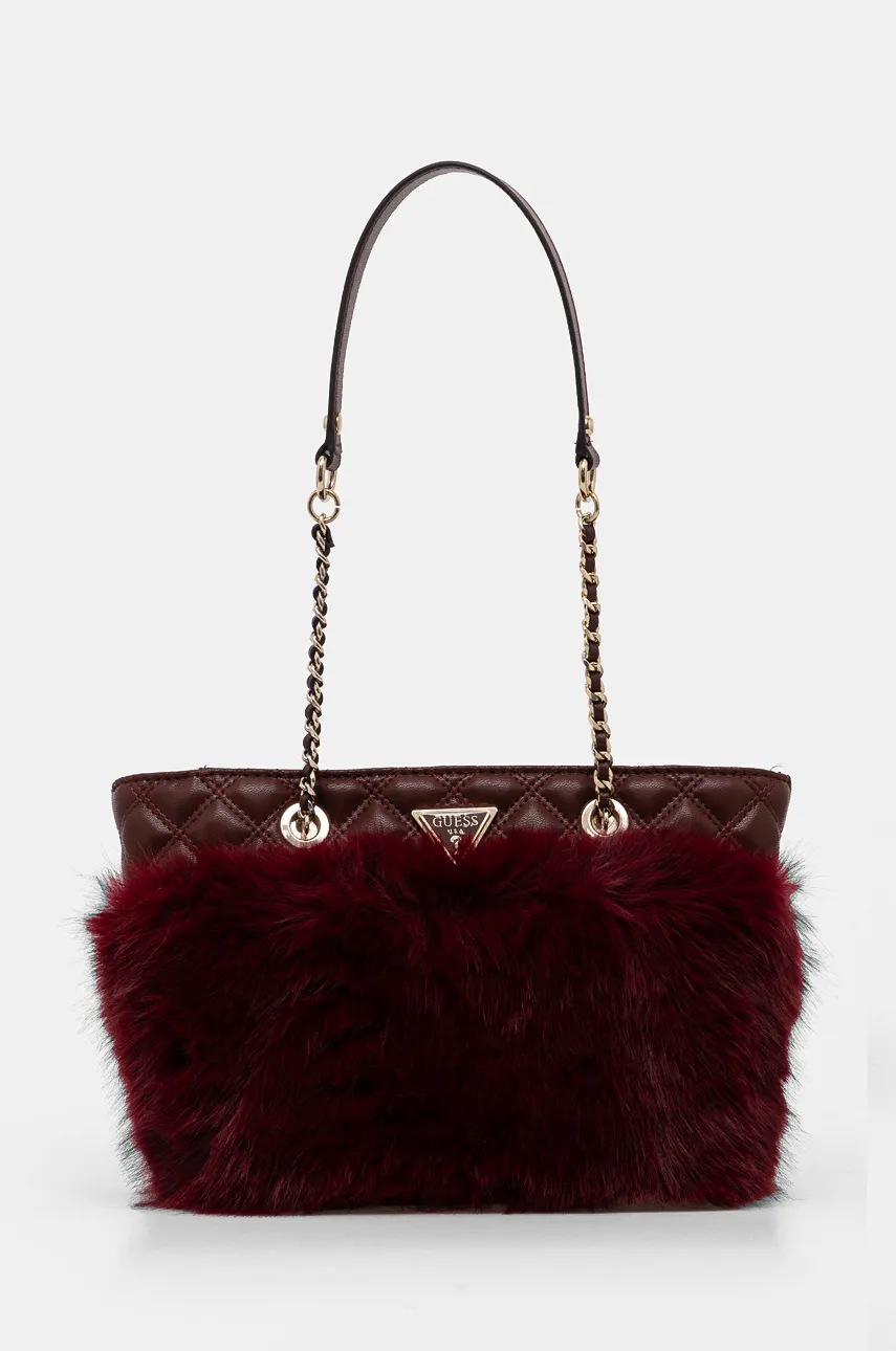

Чанта Guess LISE в бордо HWQF93 52220