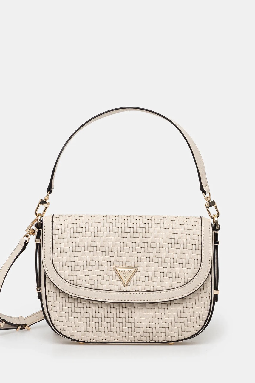 

Чанта Guess MURIELLE в бяло HWWG95 03200, Бежов