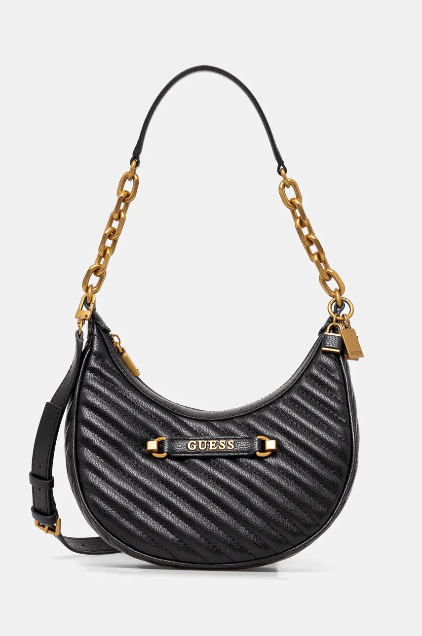 

Чанта Guess SELA в черно HWQB94 95020, Черен