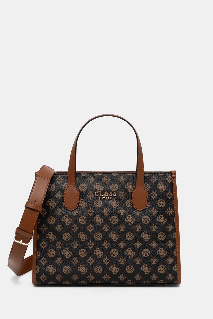 

Чанта Guess SILVANA в черно HWPG86 65220, Черен