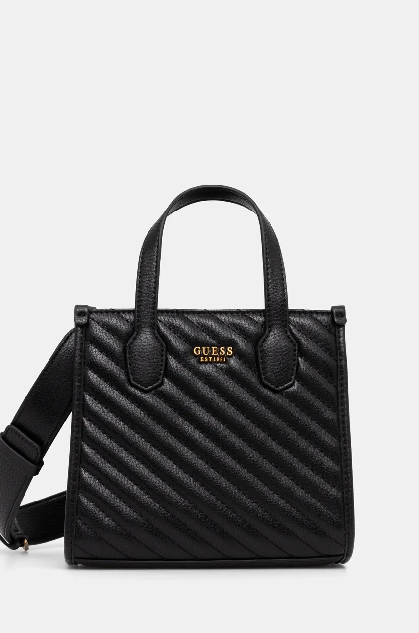 

Чанта Guess SILVANA в черно HWQV86 65770, Черен