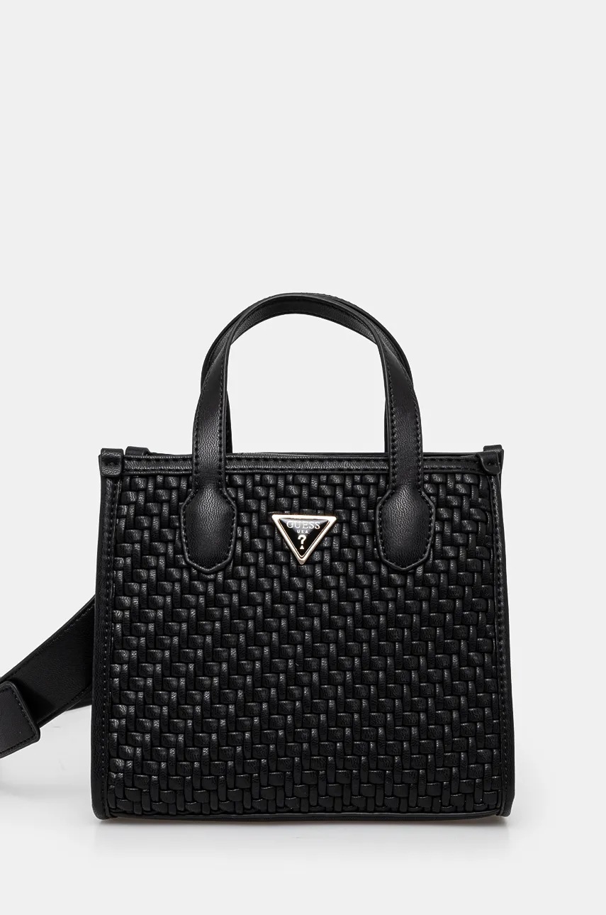 

Чанта Guess SILVANA в черно HWWW86 65770, Черен