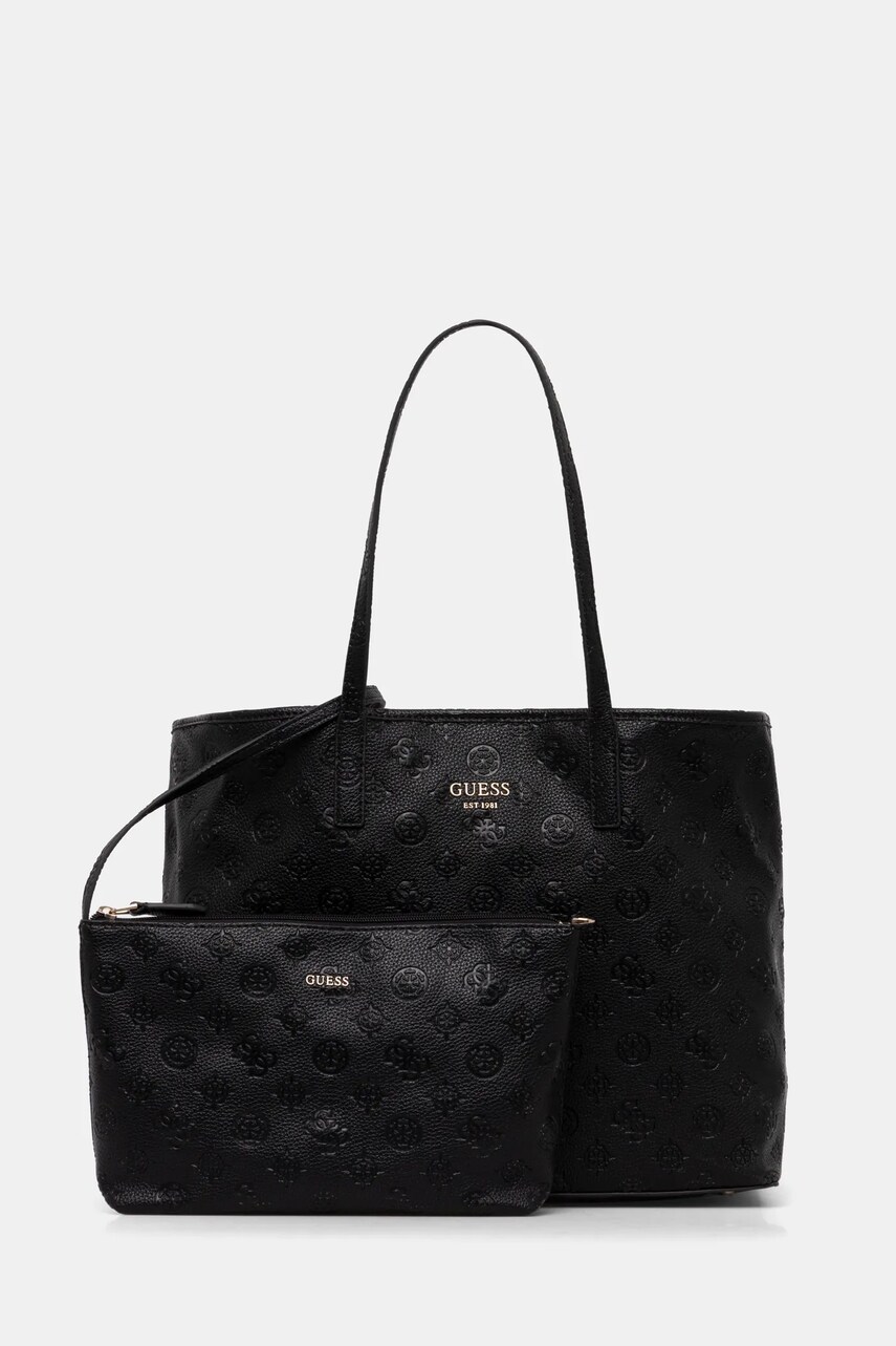 

Чанта Guess VIKKY в черно HWPG93 18290, Черен
