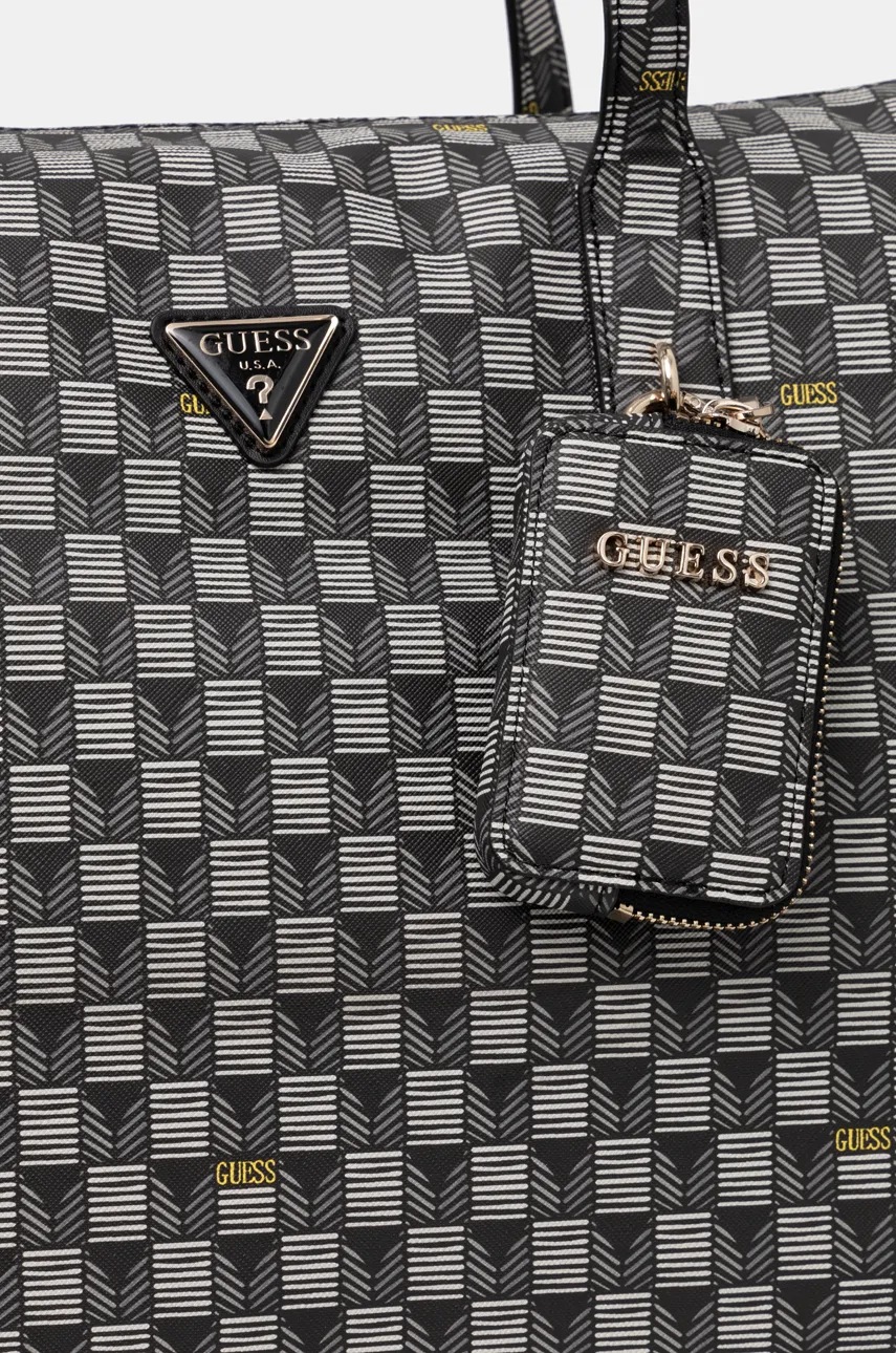 Τσάντα Guess χρώμα: μαύρο, TWG934 40170 φωτογραφία