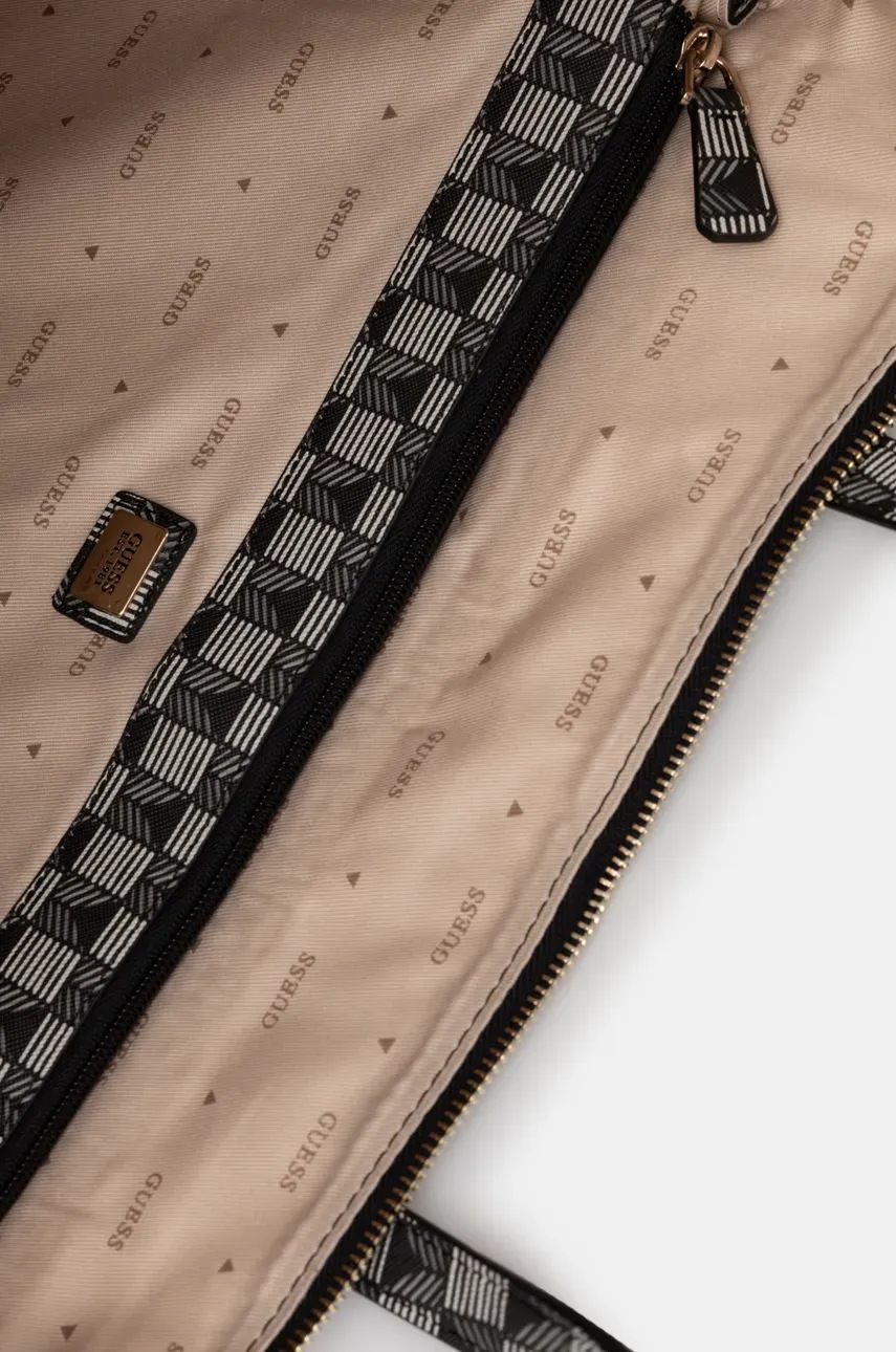 Τσάντα Guess χρώμα: μαύρο, TWG934 40170 φωτογραφία