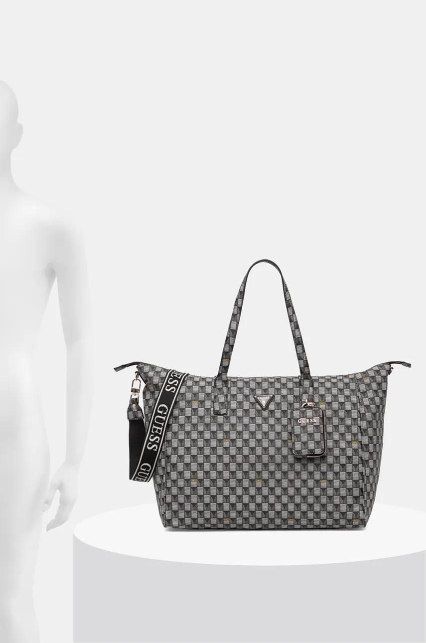 Τσάντα Guess χρώμα: μαύρο, TWG934 40170 φωτογραφία